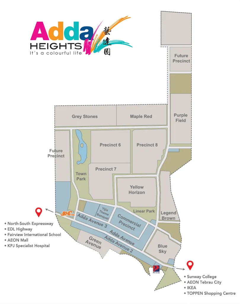 Adda Heights Site Plan